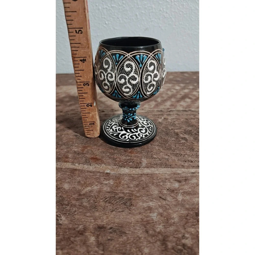 Vintage‎ Turkish Hitti Style Goblet Signed